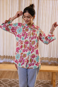 Women's Colorful Floral Shirt - Fun & Fresh | Women's Shirt | Shop stylish women's clothing online at Label Flavia |