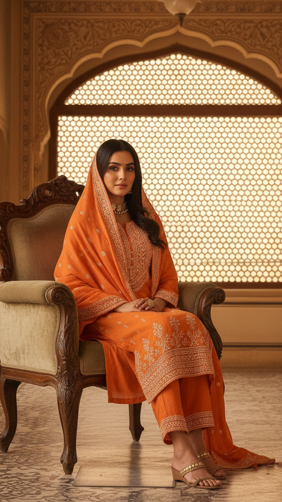 Classic Cotton Kurta Set – Elegant & Effortless