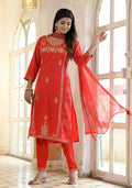 Rayon Embroidered Kurta Set | | Shop stylish women's clothing online at Label Flavia |
