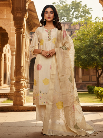 Grand Heritage Embroidered Dupatta Set – Heavy Range Collection
