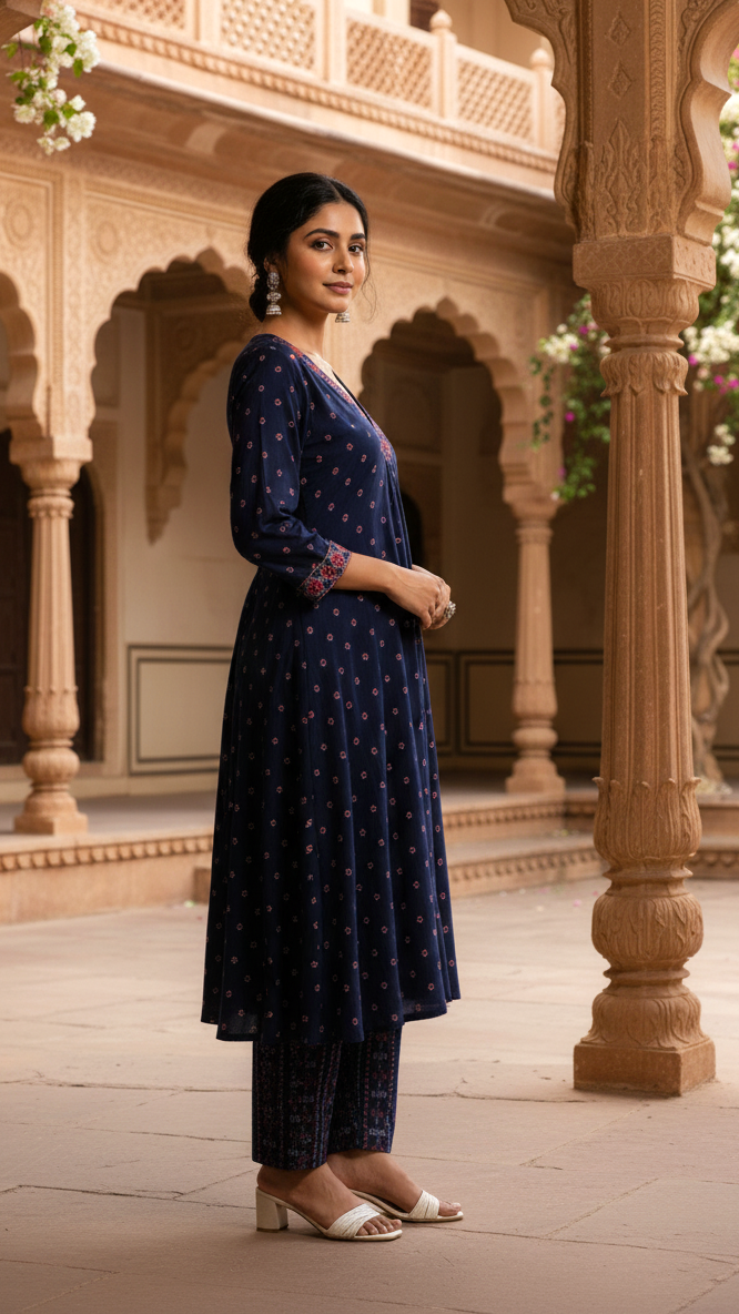 Minimalist Cotton Kurta Set for Effortless Style