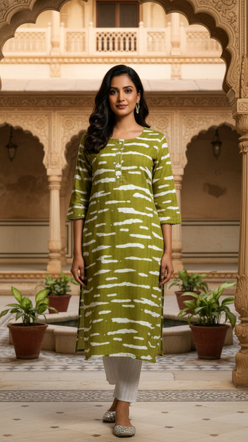 Elegant Cotton Kurta Pant Set for Women