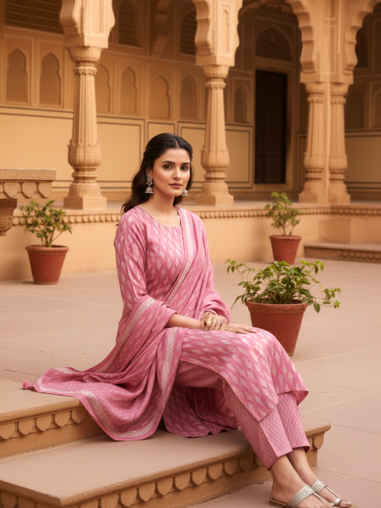Pure Cotton Kurta Set – Timeless Comfort & Style